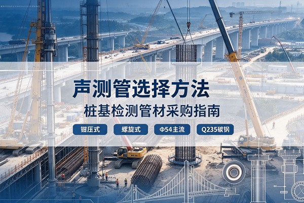 蒸湘声测管选型标准