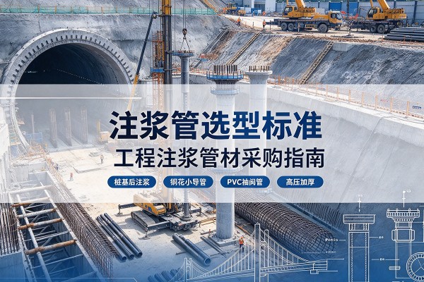 蒸湘注浆管选型标准