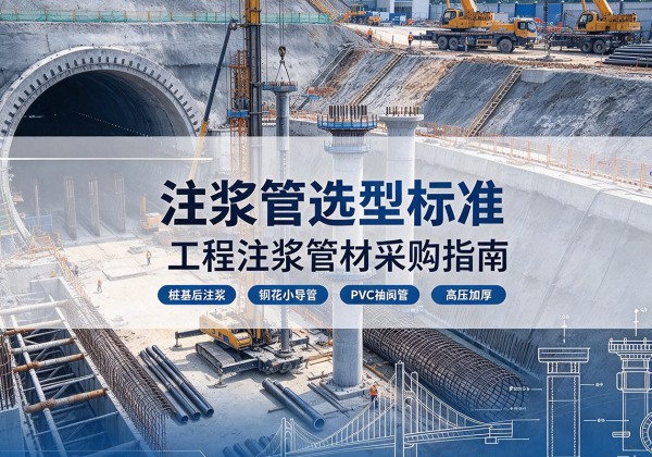 蒸湘注浆管选型标准